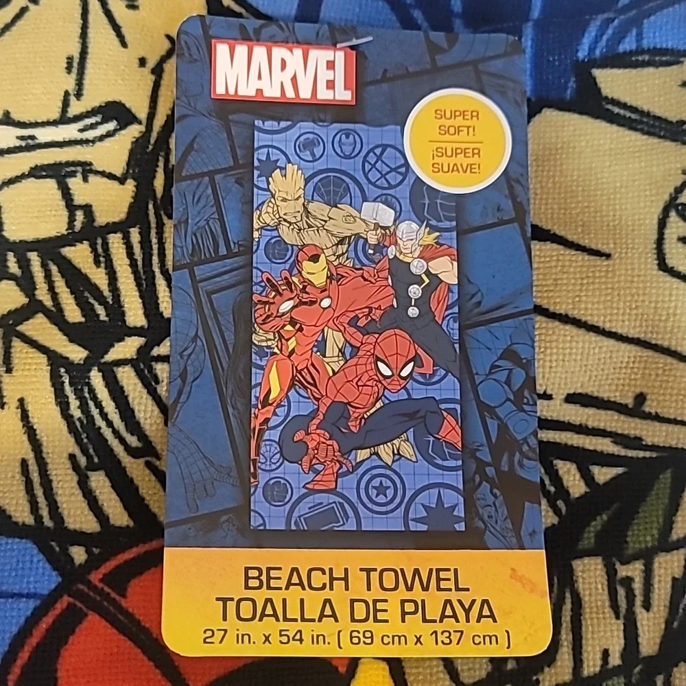 Marvel Spiderman Super Soft Absorbent Fade Resistant Beach Towel 27